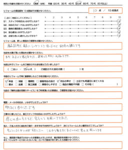 与謝野市　エコキュート取替のお客様のご感想