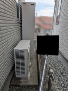 京都市右京区 370Lエコキュートから交換｜三菱 SRT-S377施工事例（補助金100,000円）