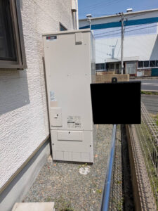 京都府長岡京市 370Lエコキュートから三菱 SRT-S377へ交換｜補助金100,000円活用の施工事例