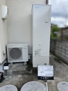 伏見区　K様邸 エコキュート工事　EQX46YFV