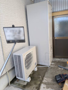 京都市右京区 エコキュート取替工事