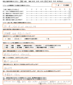木津川市　エコキュート取替のお客様のご感想