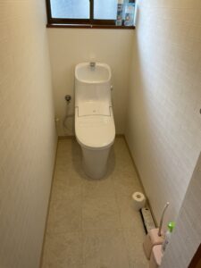 長岡京市　トイレ交換工事 （LIXIL プレアス）