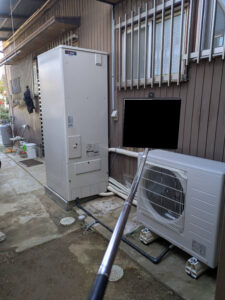 京都府福知山市 ガス給湯器から三菱 SRT-S377へ交換｜補助金100,000円活用の施工事例